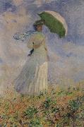Claude Monet Study of a Figure Outdoors oil painting on canvas